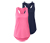 2 Funktionstops, pink und blau - 1x pink, 1x dunkelblau