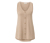 Top mit Knopfleiste, beige meliert