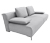 Schlafsofa »Fabio«, mit Stauraum, grau