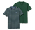 2 T-Shirts mit Rundhalsausschnitt - Bis Größe 4XL 68/70