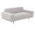 Sofa, 2-Sitzer »Penelope«, silberfarben