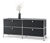 Lowboard Metall »CN3« mit 4 Schubladen, schwarz