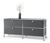 Lowboard Metall »CN3« mit 4 Schubladen, grau