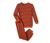 Interlock-Pyjama aus Bio-Baumwolle, rot