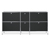 Sideboard Metall »CN3« groß mit 6 Klappenfächern, schwarz