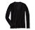 Cashmere V-Pullover, schwarz