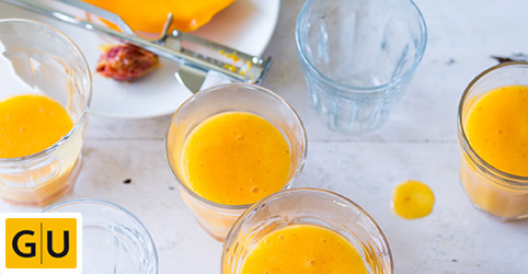 Rezept für einen Pfirsich-Mango-Smoothie