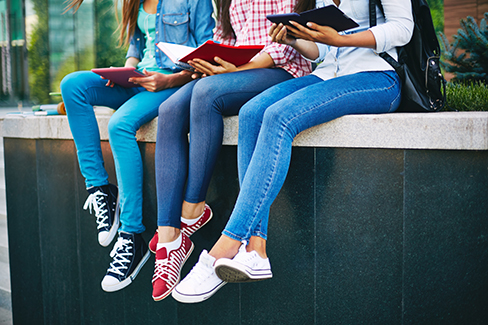 Treggings lassen sich auch perfekt mit eleganten Pumps kombinieren