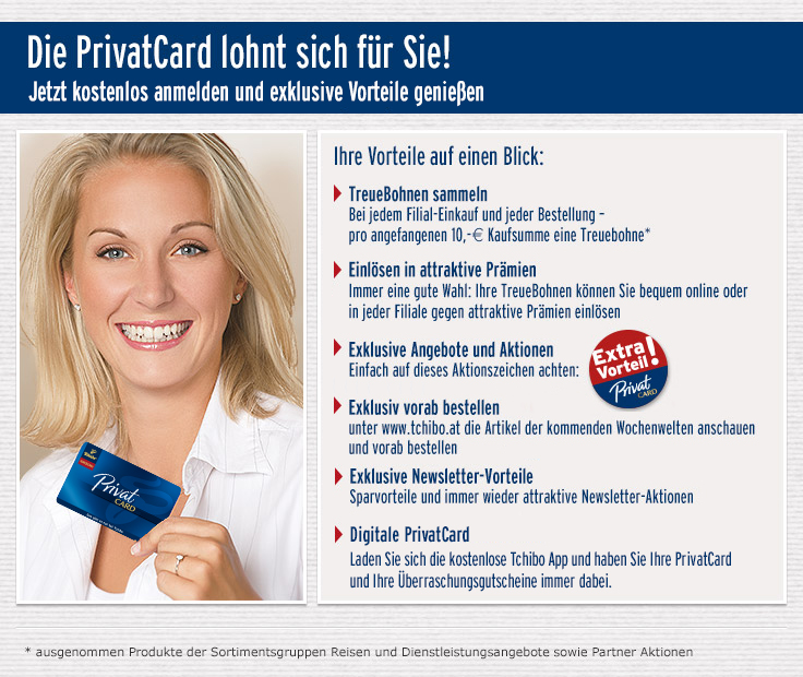 PrivatCard Vorteile