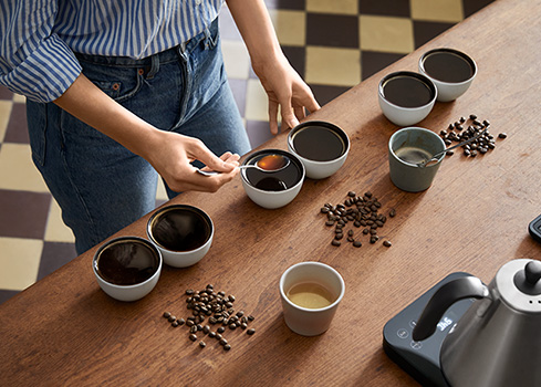 Kaffee verkosten