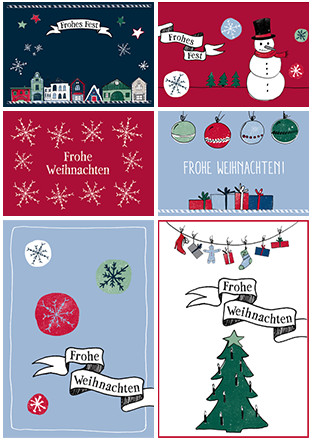 Stimmungsvolle Weihnachtskarten verschicken