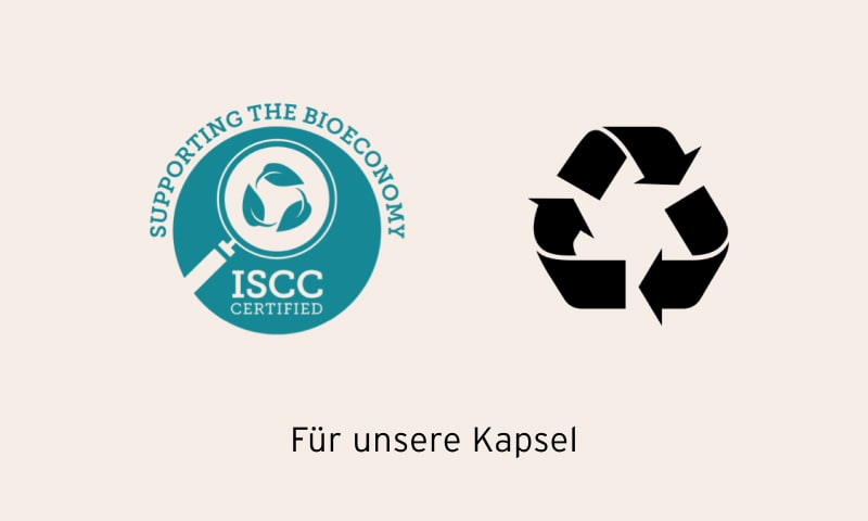 Logos ISCC und Recycling