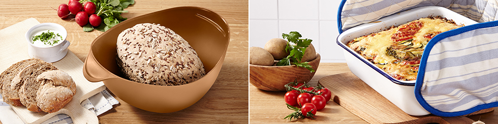 Brot backen und Ofengerichte