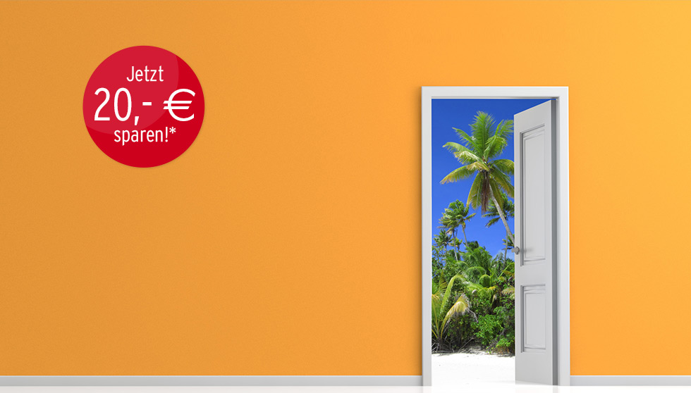 Tchibo schenkt Ihnen das Urlaubsgeld! Tchibo schenkt Ihnen das Urlaubsgeld!