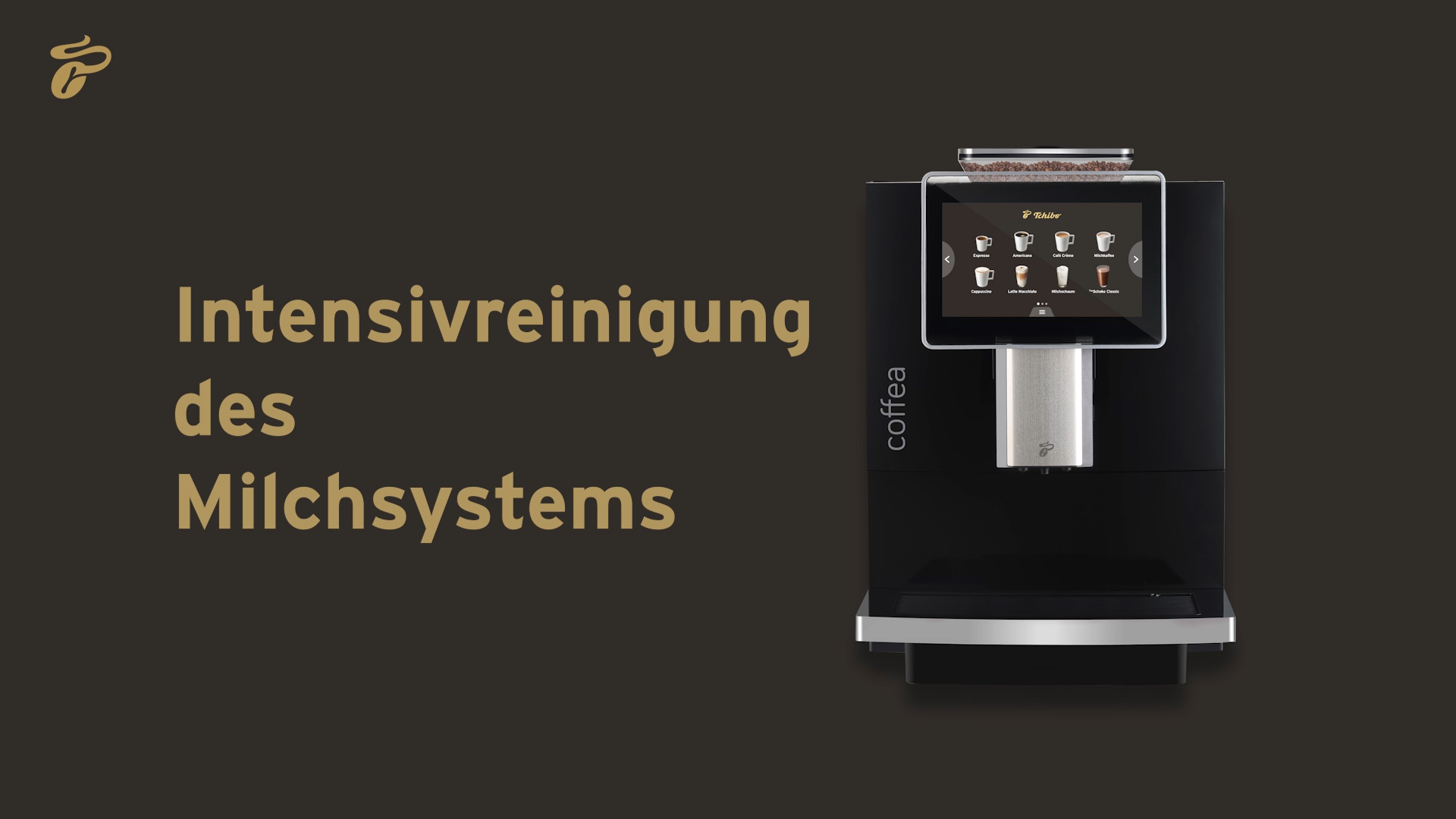 Videoanleitung zur Reinigung des Milchsystems