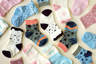 Bei Kindersocken kommt es vor allem auf Strapazierfähigkeit an.